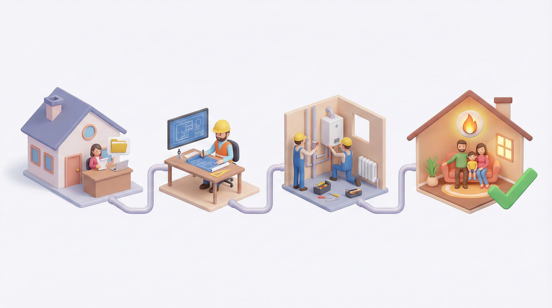 Doğalgaz Tesisatı Rehberi: Başvuru, Projelendirme, Montaj ve Onay Süreci